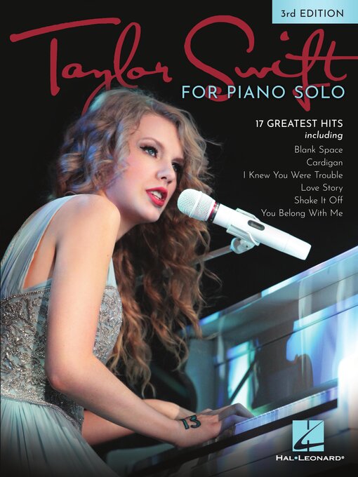Title details for Taylor Swift for Piano Solo by Taylor Swift - Available